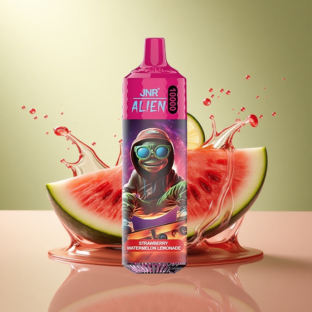 JNR Alien 10000 Aardbei Watermelon Limonade met 850mAh en Mesh Coil