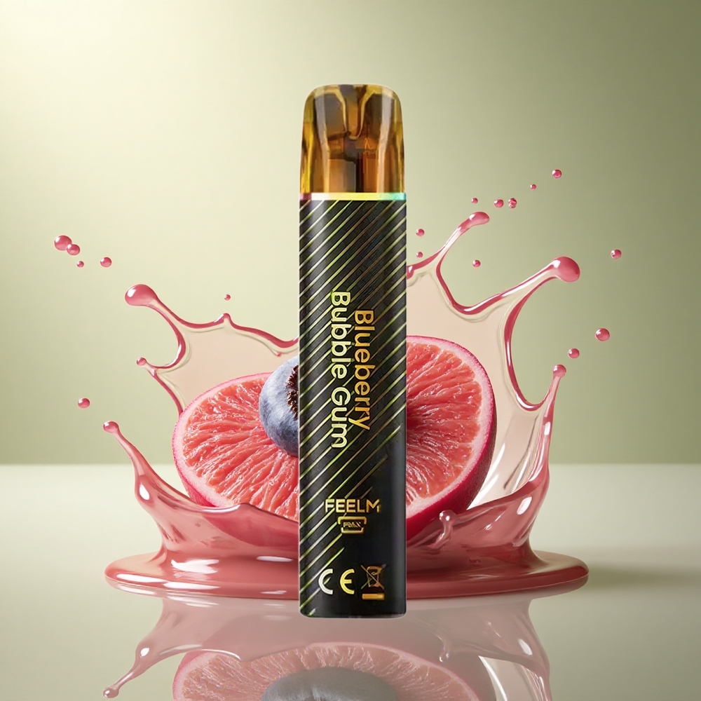 JNR Black&Golden 600+200 Blauwe Bes Kauwgom 550mAh 2ml Nicotine