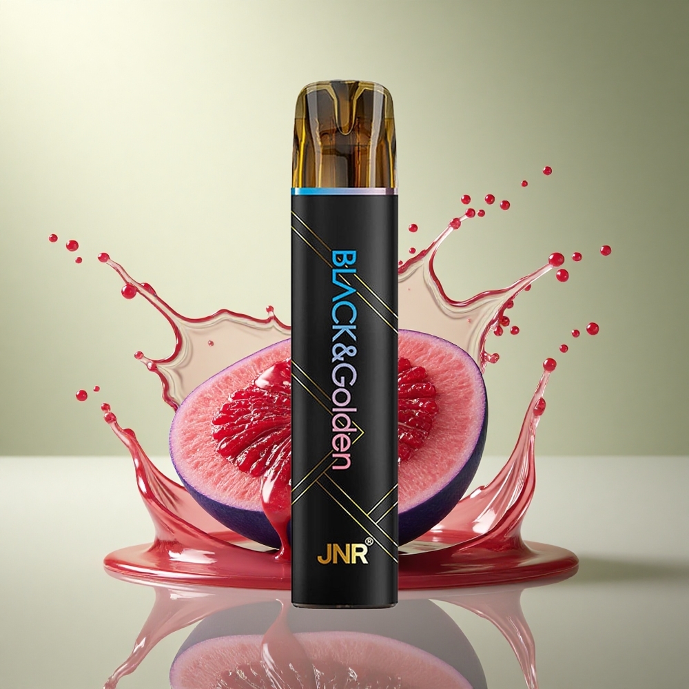 JNR Black&Golden 600+200 Blauwe Framboos Kers 550mAh 2% Nicotine