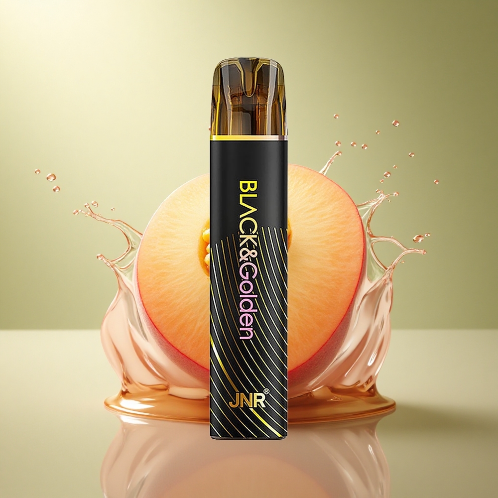 JNR Black&Golden 600+200 Perzik Mango 550mAh 2ml Nicotine 2%