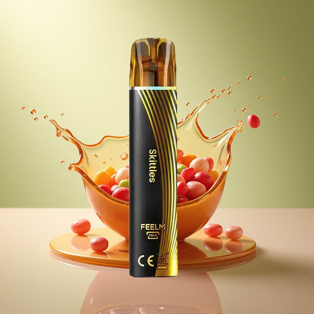 JNR Black&Golden 600+200 Skittles Zwart&Goud 550mAh Nicotine 2%
