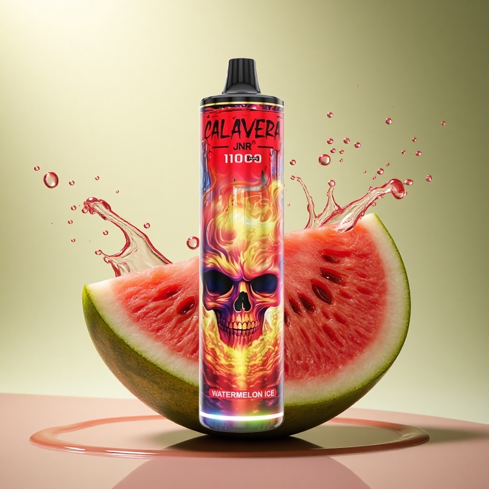 JNR Calavera 11000 Watermeloen IJs met Type-C opladen en 2% nicotine
