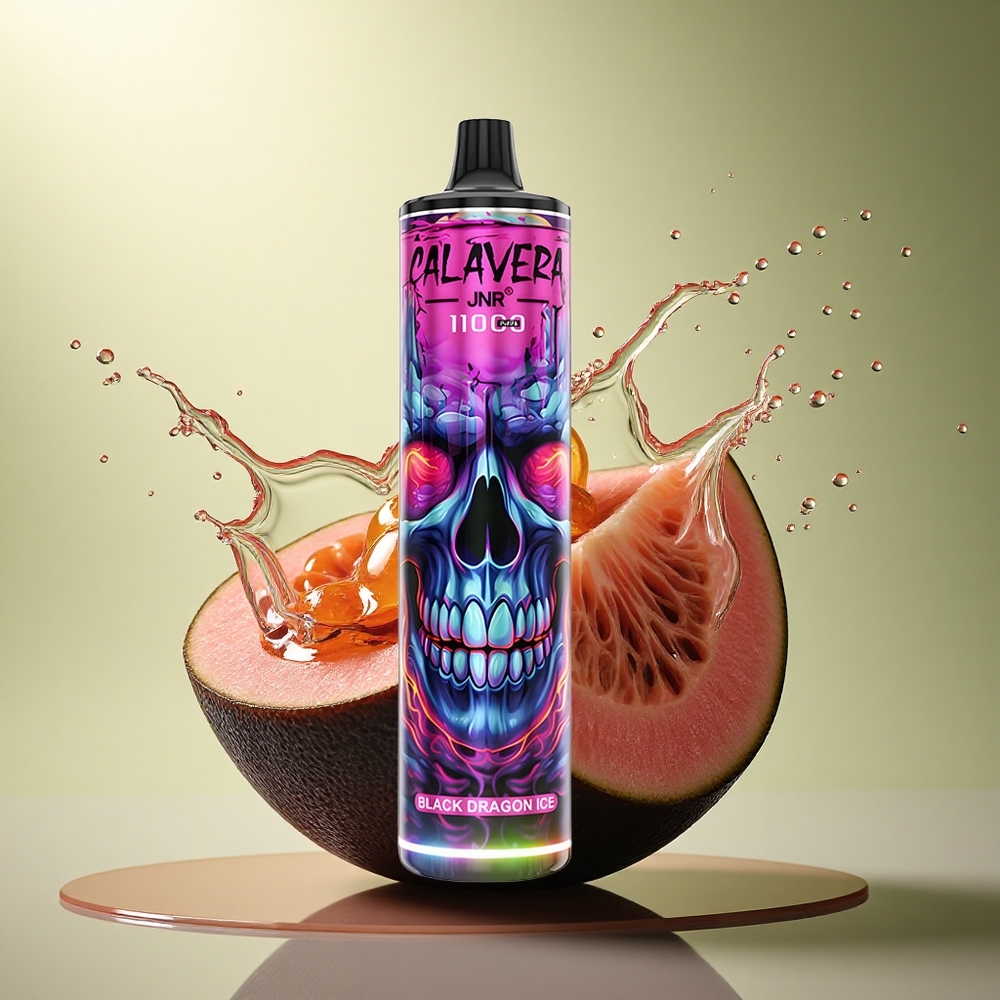 JNR Calavera 11000 Zwarte Draak IJs Type-C 850mAh 21ml