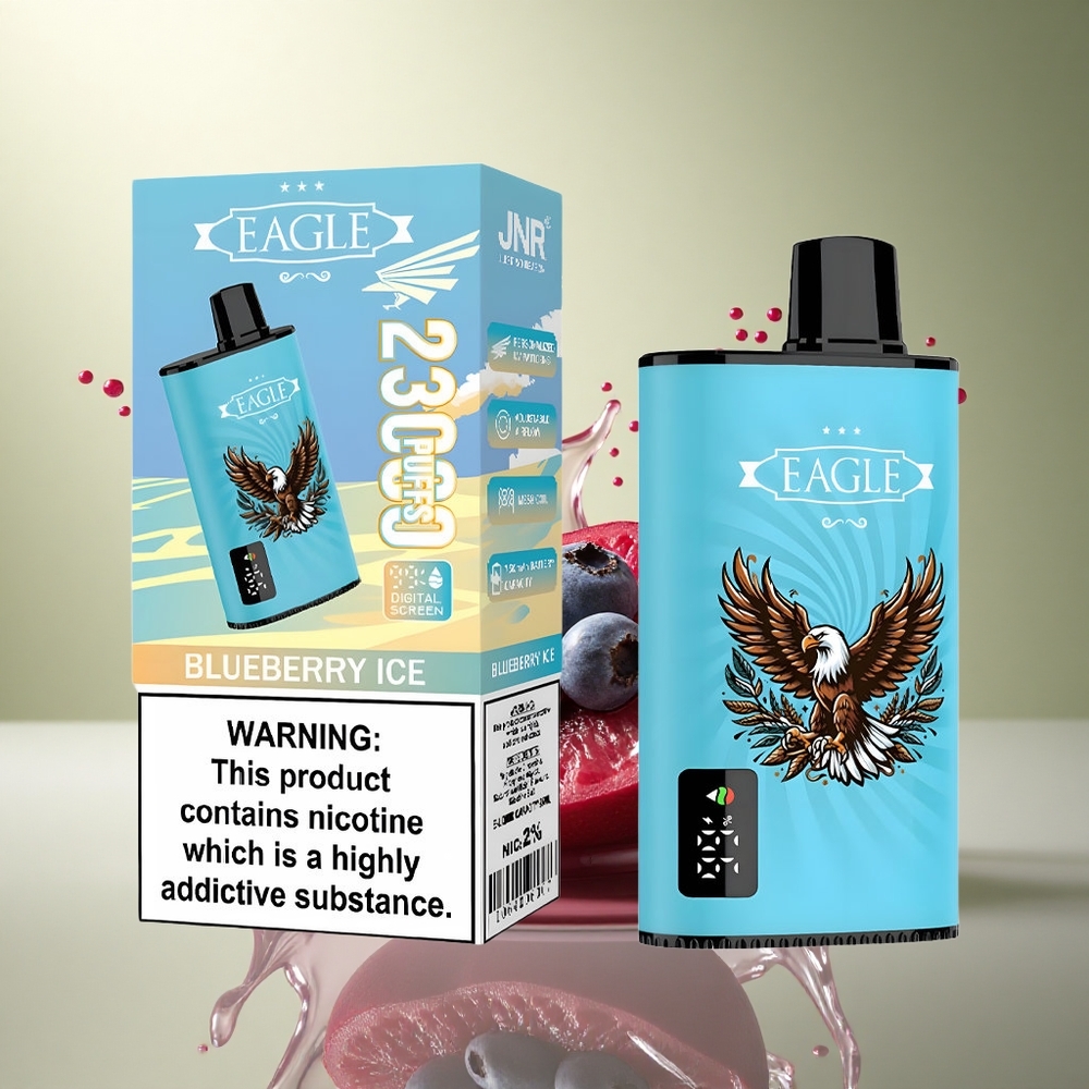 JNR EAGLE Smart 23000 Blauwe Bes IJs met 25ml vloeistof en 2% nicotine