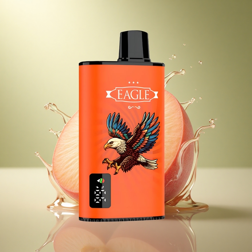 JNR EAGLE Smart 23000 Sappige Perziken met Digitale Scherm en 750mAh