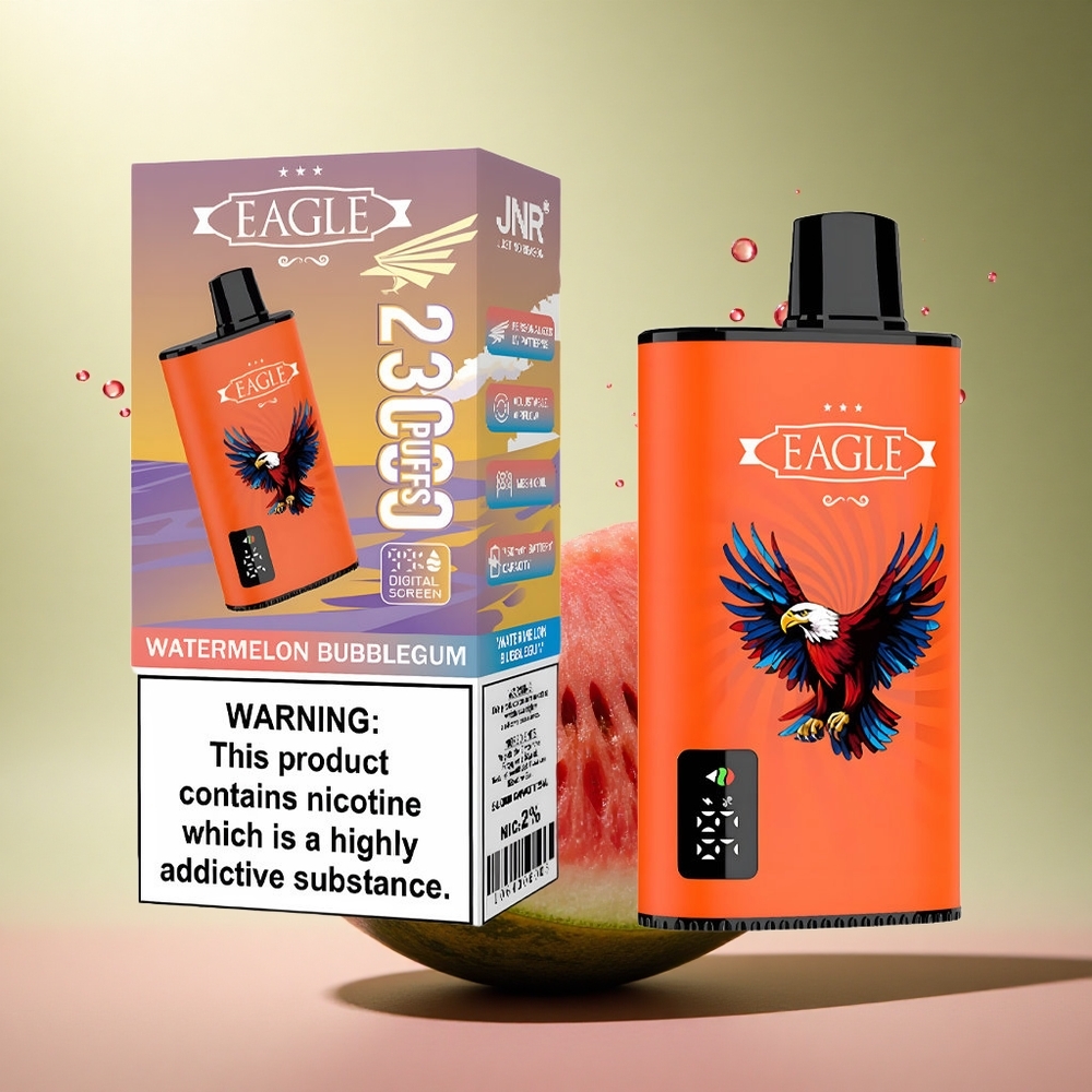 JNR EAGLE Smart 23000 Watermeloen Kauwgom 750mAh Aanpasbare Luchtstroom 1.0ohm Mesh Coil