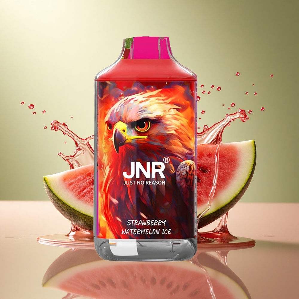 JNR Falcon 16000 Aardbei Watermeloen IJs met Dual Mesh Coil en 850 mAh