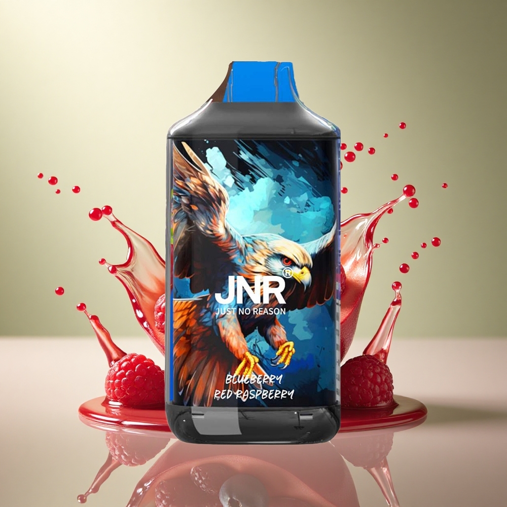 JNR Falcon 16000 Blauwe Bes Rode Framboos 850 mAh Dual Mesh