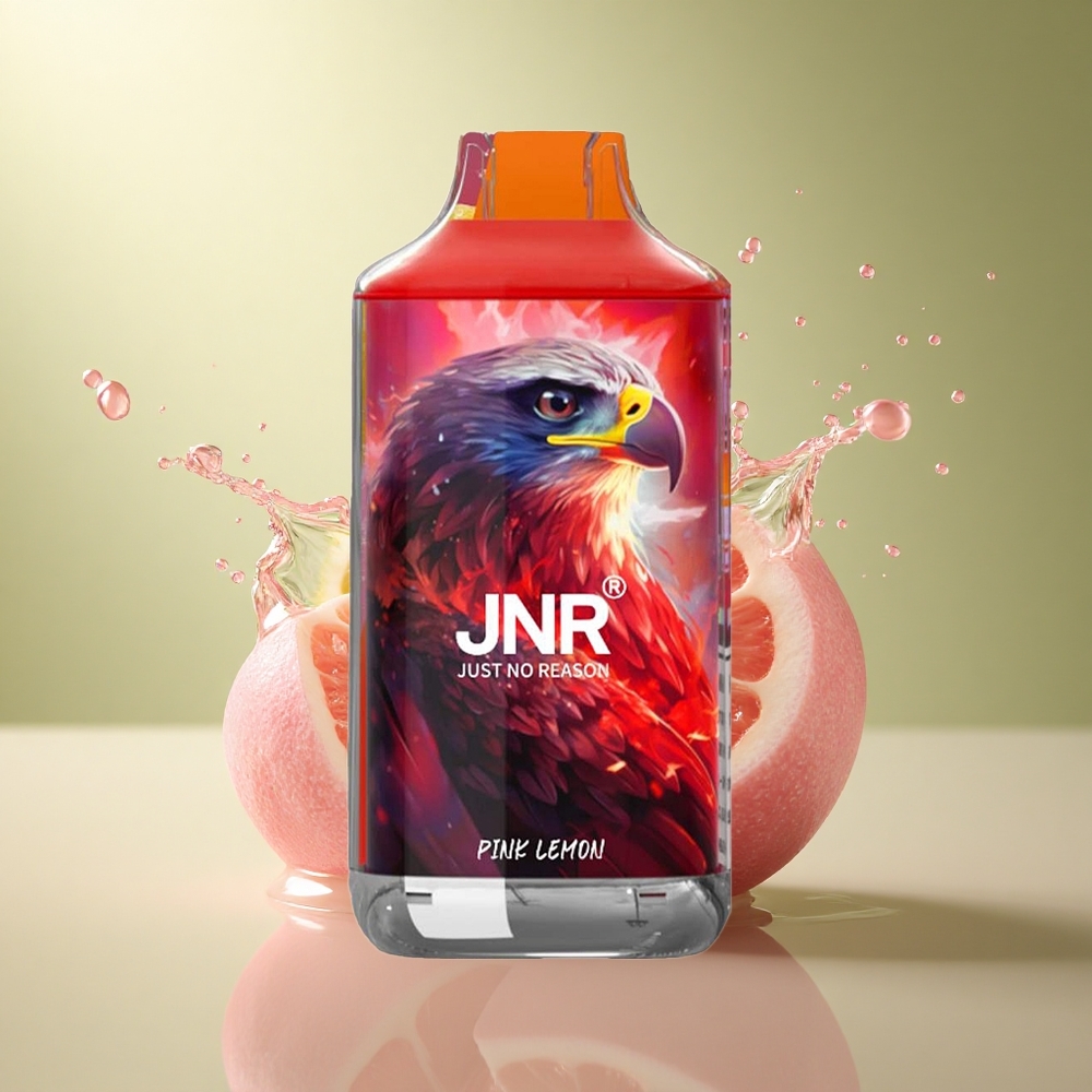 JNR Falcon 16000 Roze Citroen met 22ml Vloeistof en Dual Mesh Coil