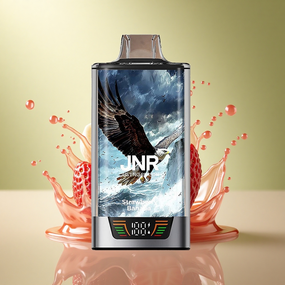 JNR Falcon Pro 28000 Aardbei Banaan 30ml 950mAh 5% Nicotine