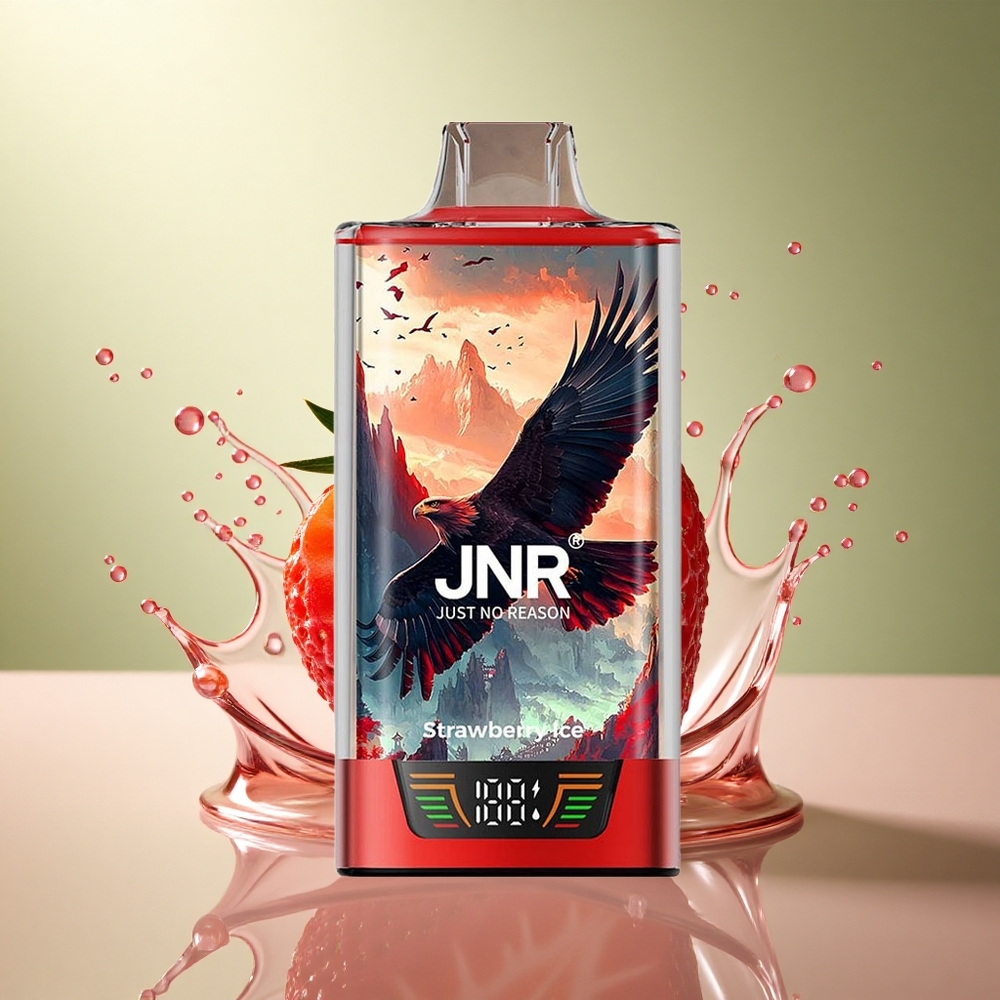 JNR Falcon Pro 28000 Aardbei IJs 30ml 5% Nicotine 950mAh