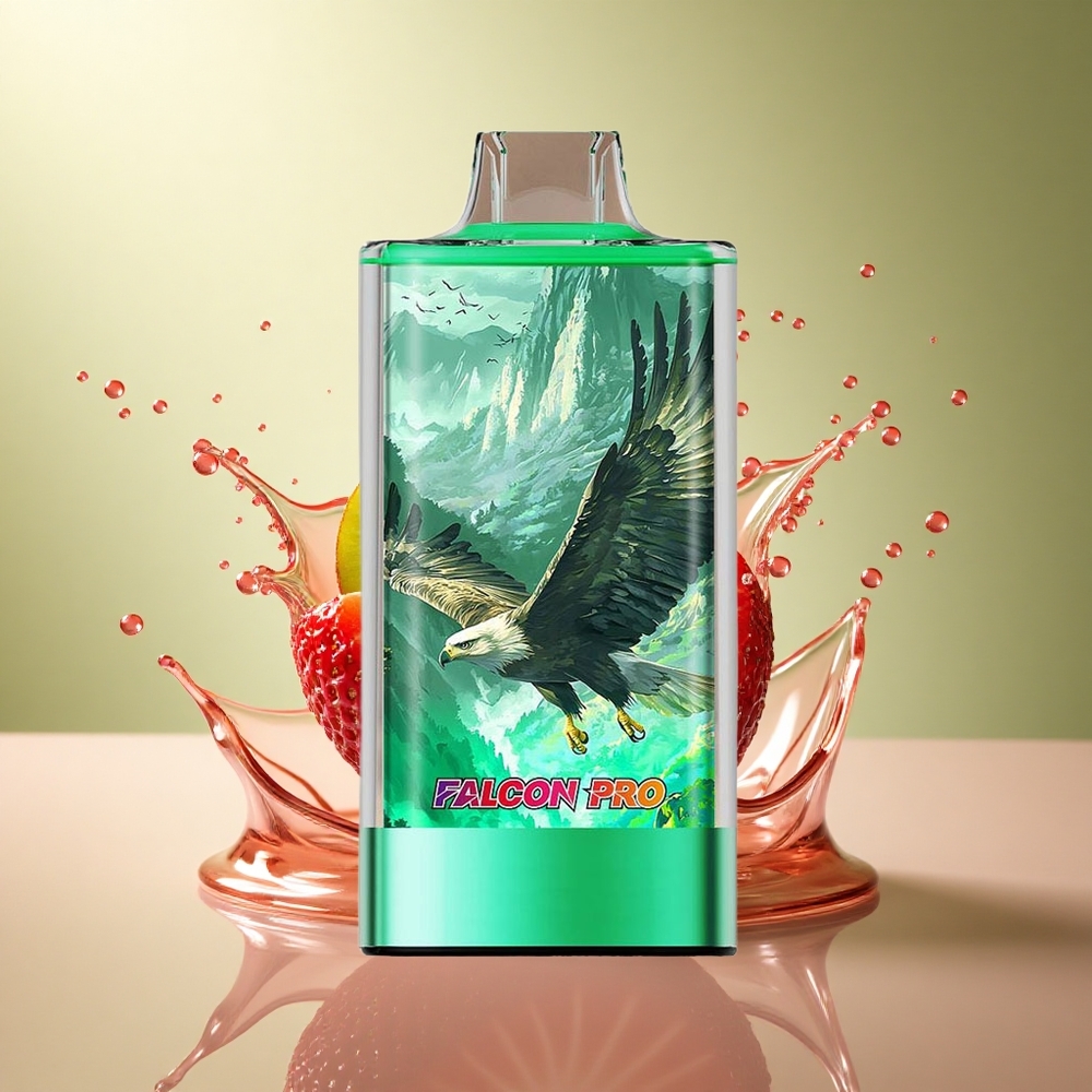 JNR Falcon Pro 28000 Aardbei Kiwi 950mAh Dual Mesh