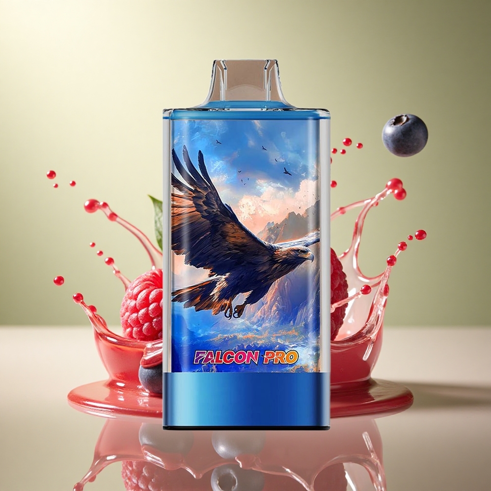 JNR Falcon Pro 28000 Blauwebes Framboos Kers 950mAh 30ml 5% Nicotine