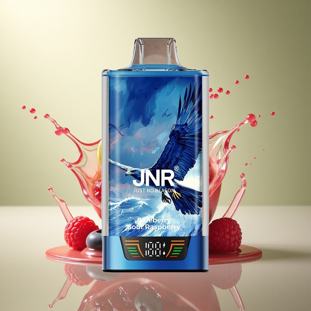 JNR Falcon Pro 28000 Blauwebes Zure Framboos 950mAh 5% Nicotine