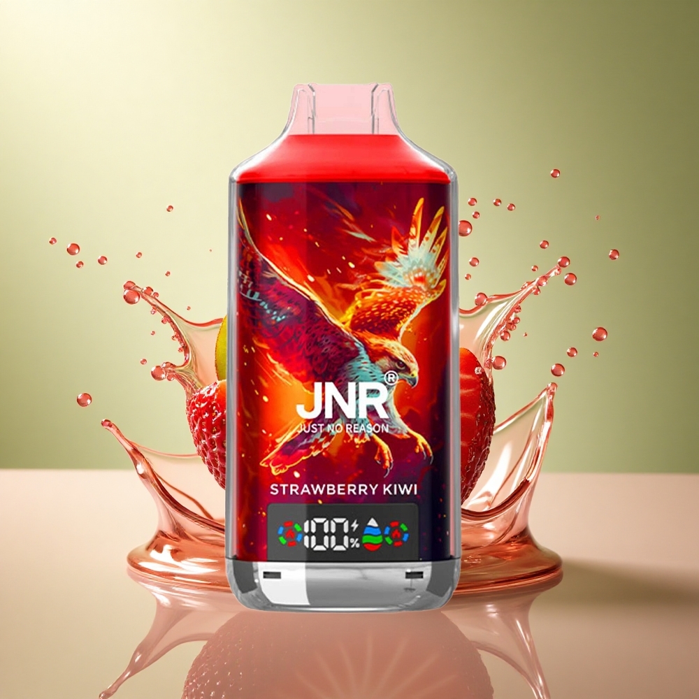 JNR Falcon X 18000 Aardbei Kiwi 750mAh Dual Mesh Coil 24ml