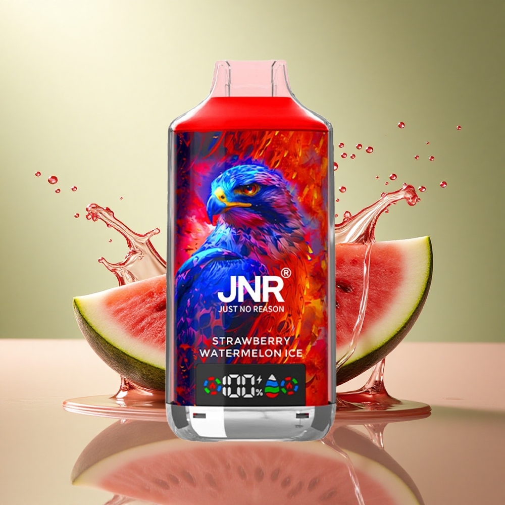 JNR Falcon X 18000 Aardbei Watermeloen IJs 24ml Dual Mesh Coil 750mAh