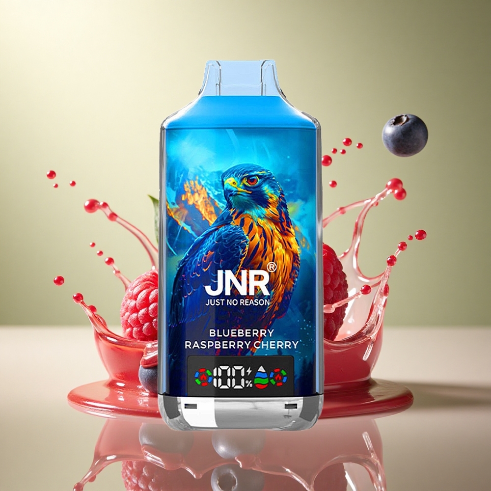JNR Falcon X 18000 Blauwebes Framboos Kers 750mAh Dual Mesh