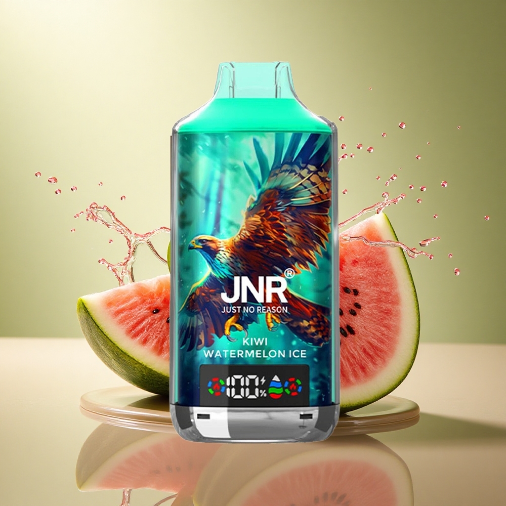 JNR Falcon X 18000 Kiwi Watermeloen IJs met Dual Mesh Coil en 750mAh