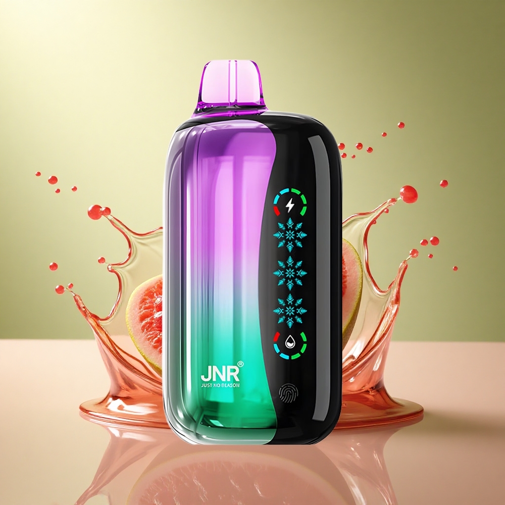 JNR Flex Ice 21000 Zure Kersen Gummies met Type-C Opladen en 1000mAh Batterij