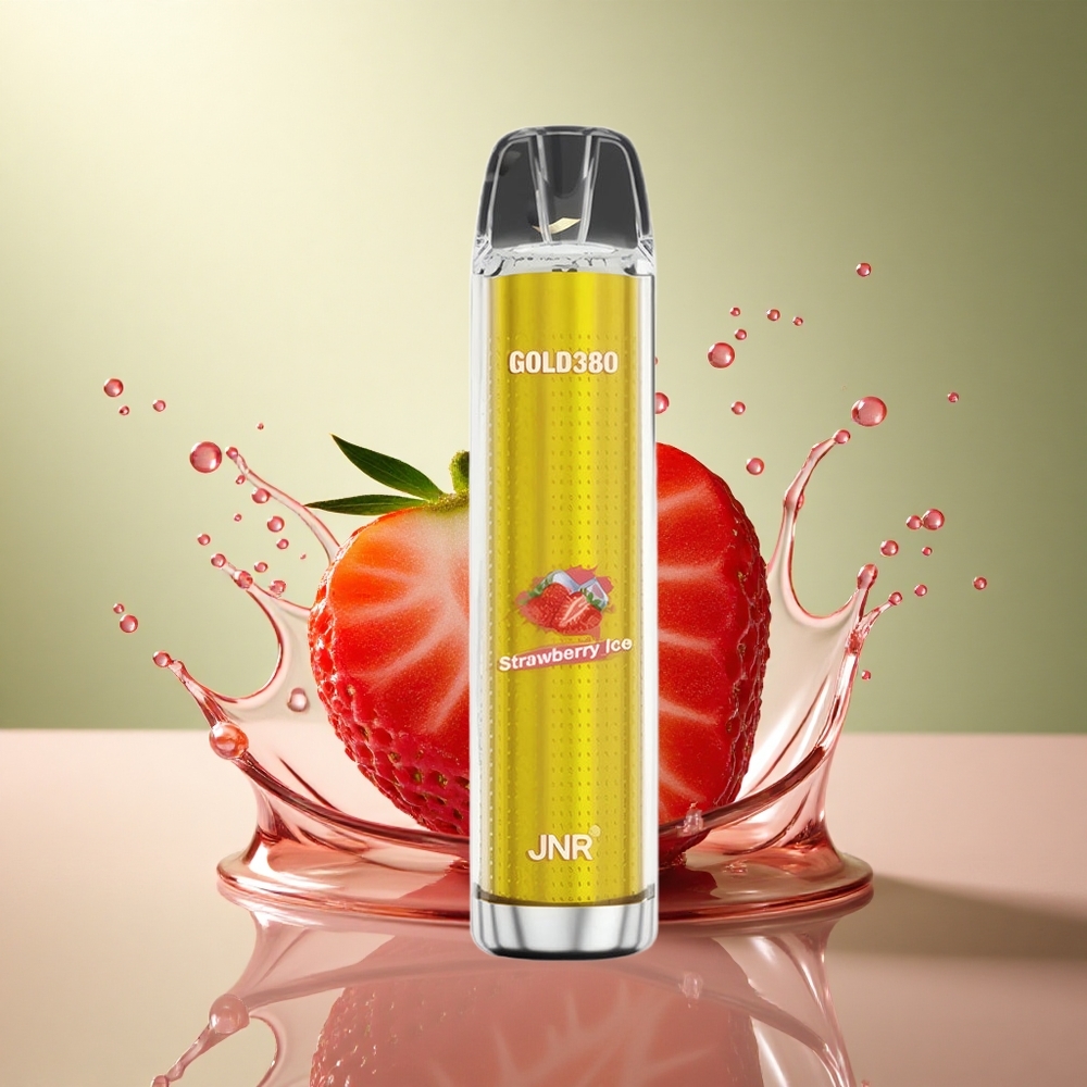 JNR Gold380 6000 Aardbei IJs 1500mAh 13ml Nicotinevrij