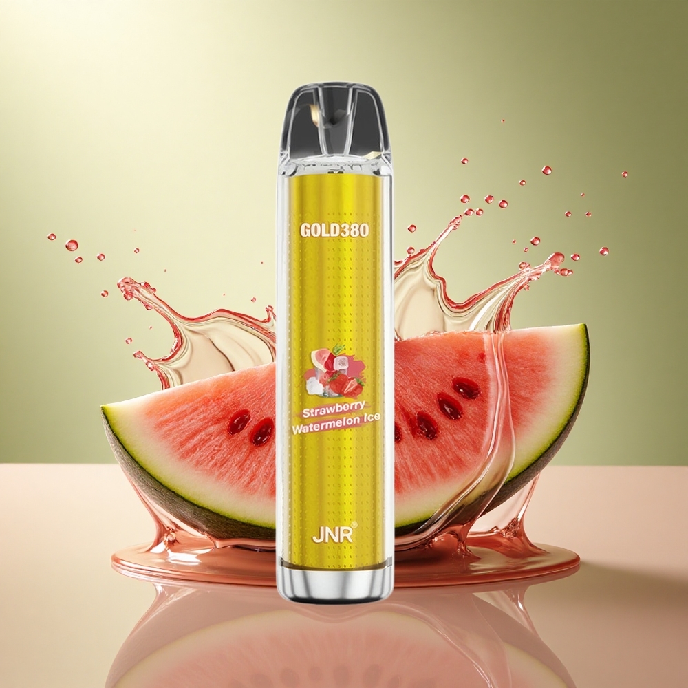JNR Gold380 6000 Aardbei Watermeloen IJs 1500mAh 1.0ohm Mesh 13ml