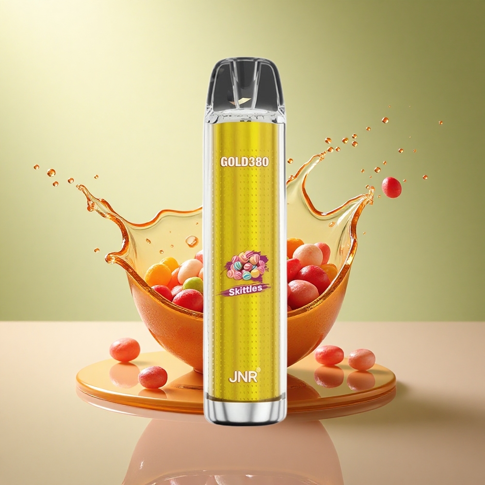 JNR Gold380 6000 Skittles 1500mAh Mesh Coil Nicotinevrij