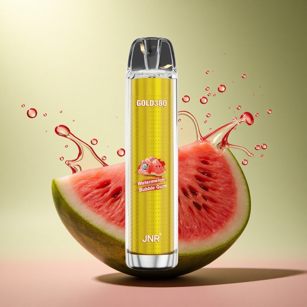 JNR Gold380 6000 Watermeloen Bubble Gum 1500mAh 13ml Nicotinevrij
