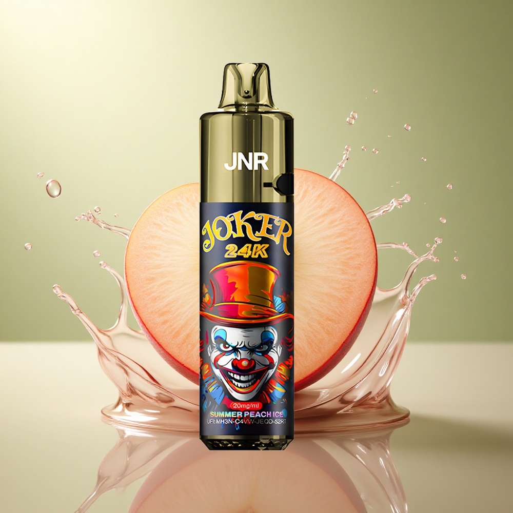 JNR Joker 24K Zomerse Perzik IJswater met 2% nicotine en 800mAh batterij