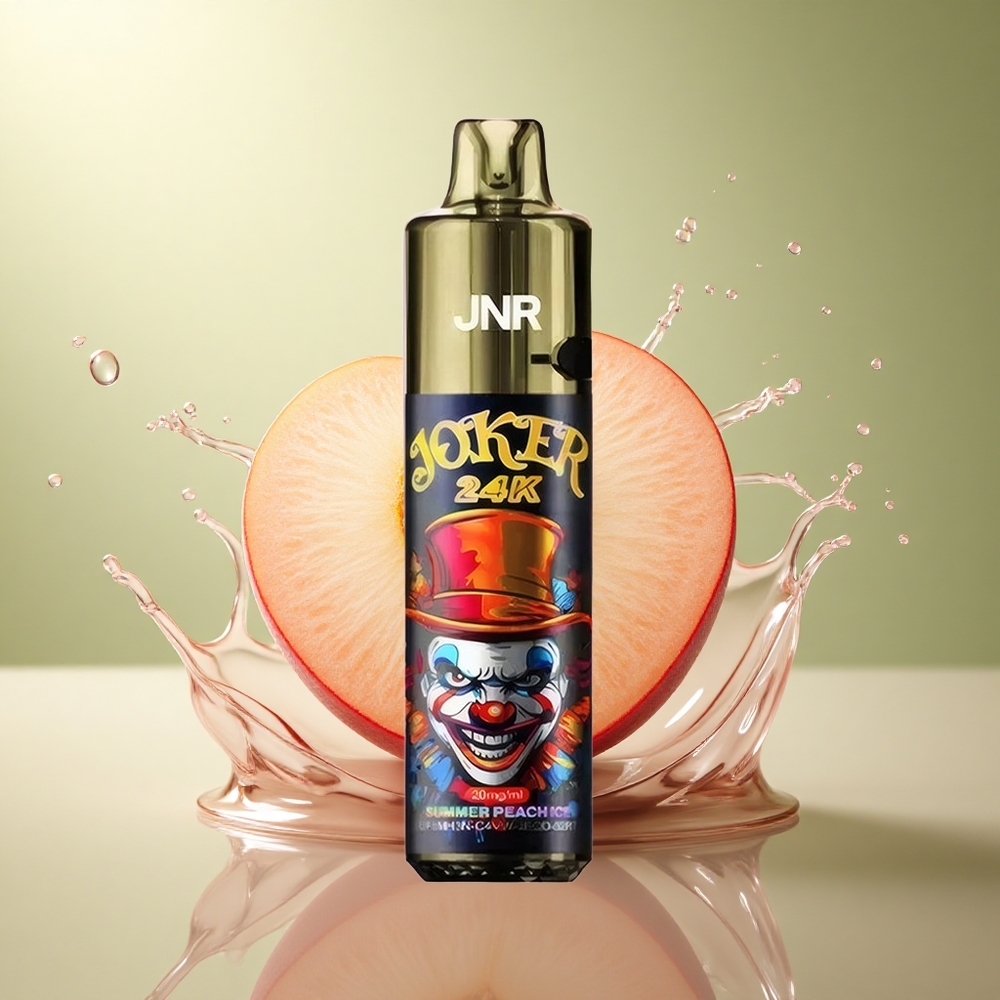 JNR Joker 24K Zomerse Perzik IJswater met 2% nicotine en 800mAh batterij