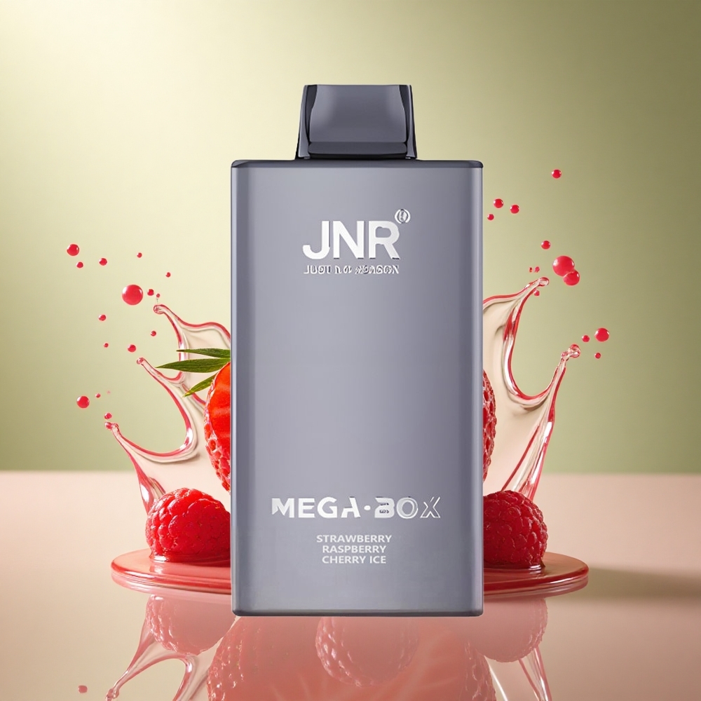 JNR Mega Box 25000 Aardbei Framboos Kers IJs Type-C 850mAh