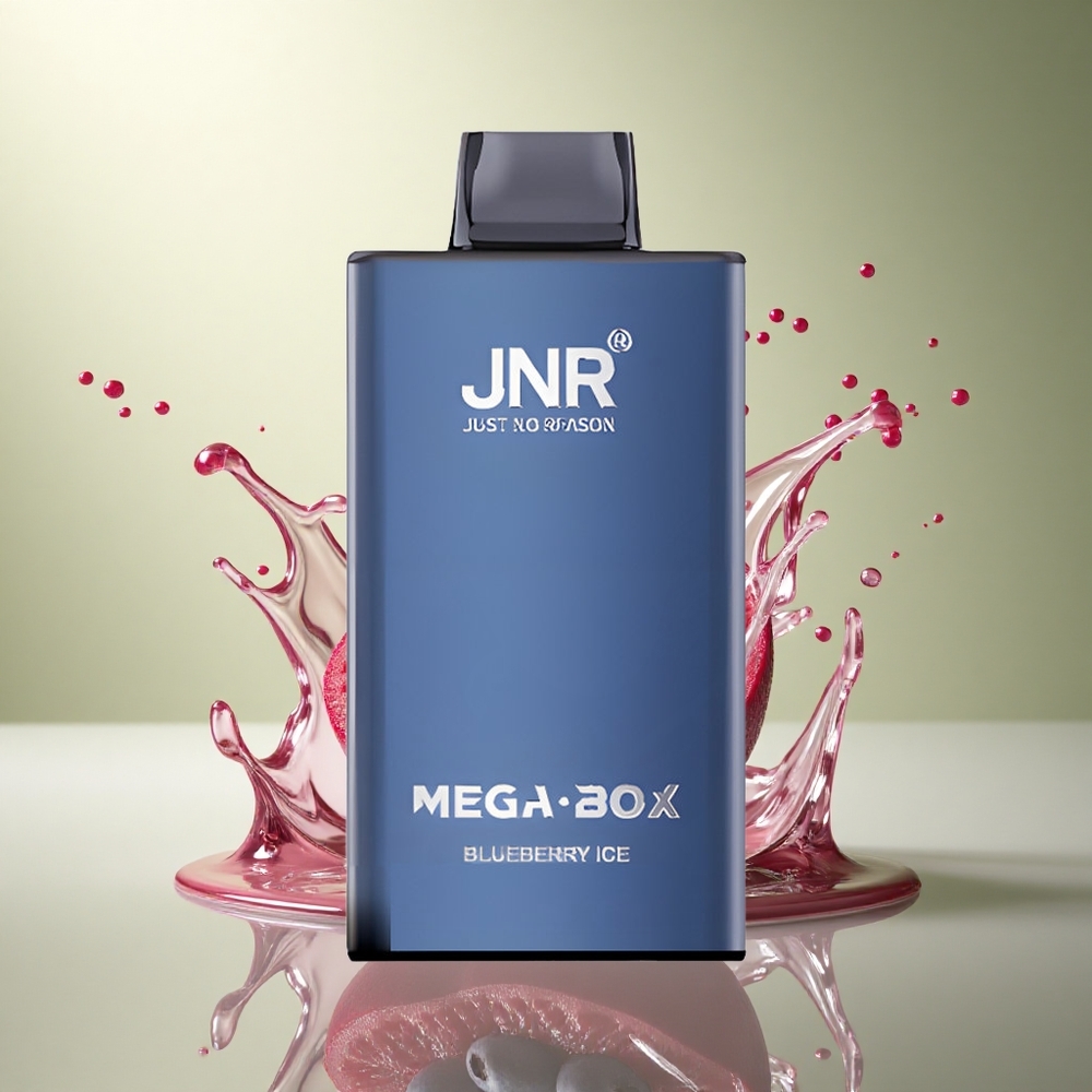 JNR Mega Box 25000 Blauwebes IJs Dual Mesh 850mAh 2% Nicotine