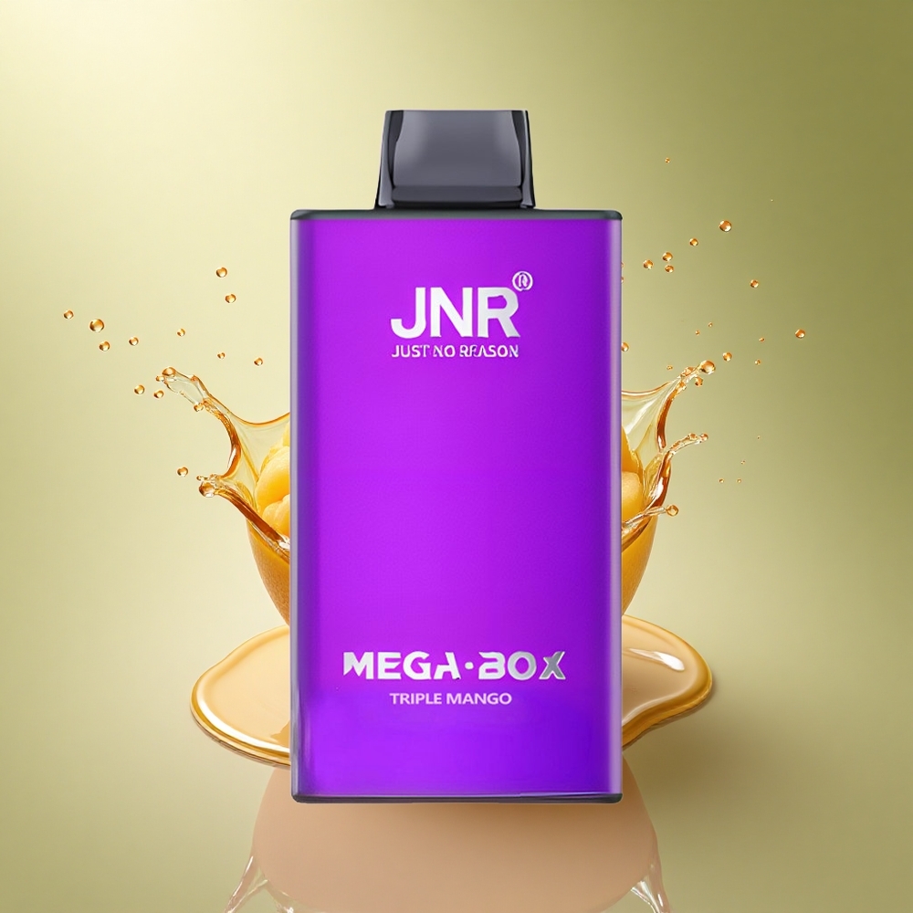 JNR Mega Box 25000 Drievoudige Mango 850mAh Type-C 2% Nicotine