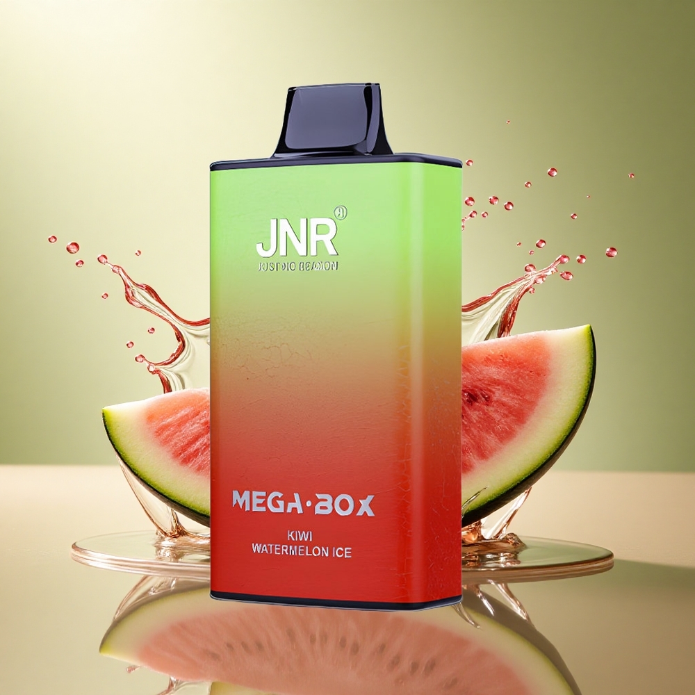 JNR Mega Box 25000 Kiwi Watermeloen IJs met Type-C Snellaad & 850mAh Batterij