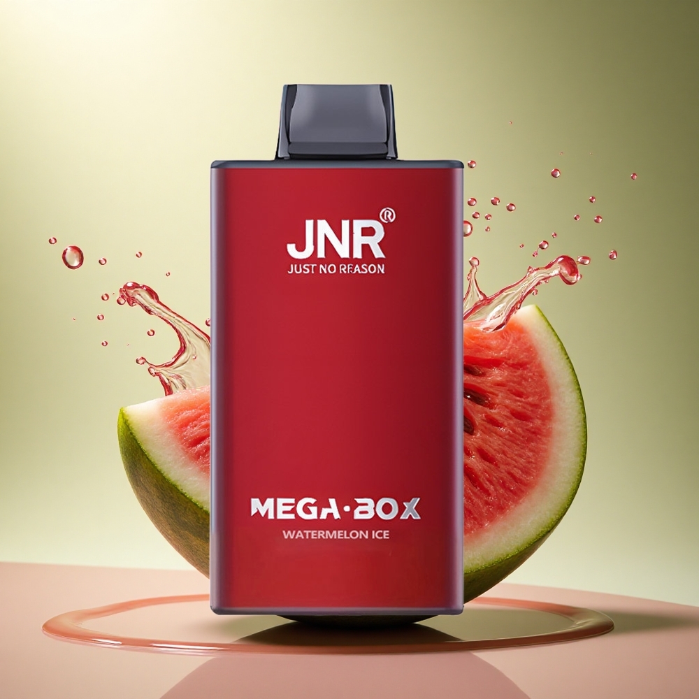 JNR Mega Box 25000 Watermeloen IJs 30ml 850mAh 2% Nicotine