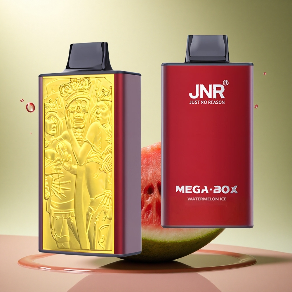 JNR Mega Box 25000 Watermeloen IJs 30ml 850mAh 2% Nicotine