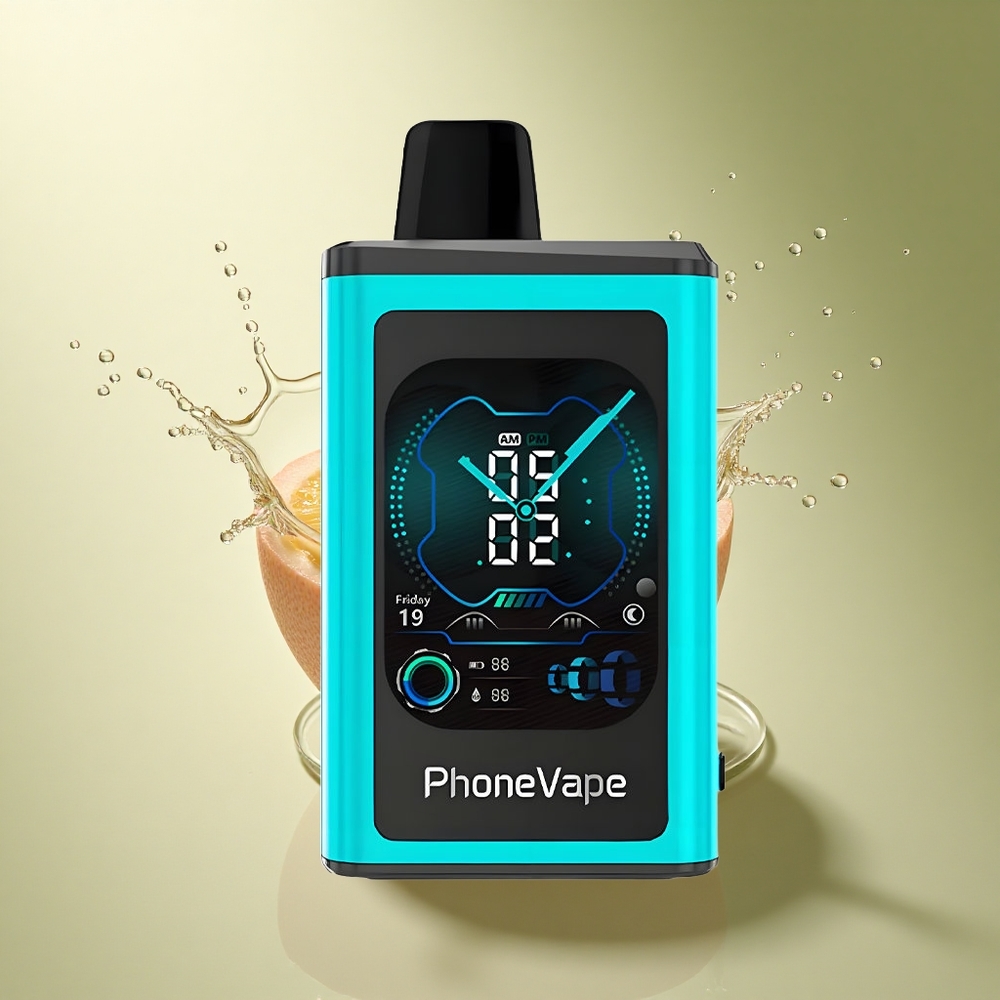JNR PhoneVape 30000 Amsterdam Munt Type-C Oplaadbaar 850mAh Adjustable Airflow Nicotine 2% 5%