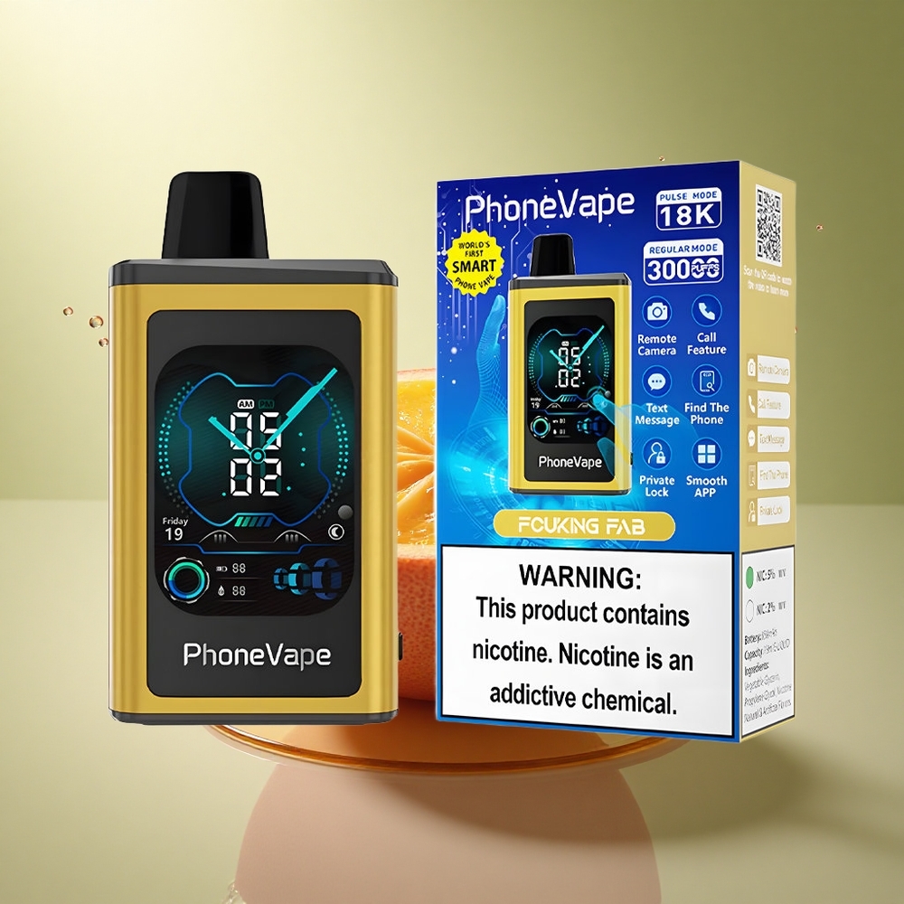 JNR PhoneVape 30000 Fucking Fab Type-C 850mAh Adjustable Airflow