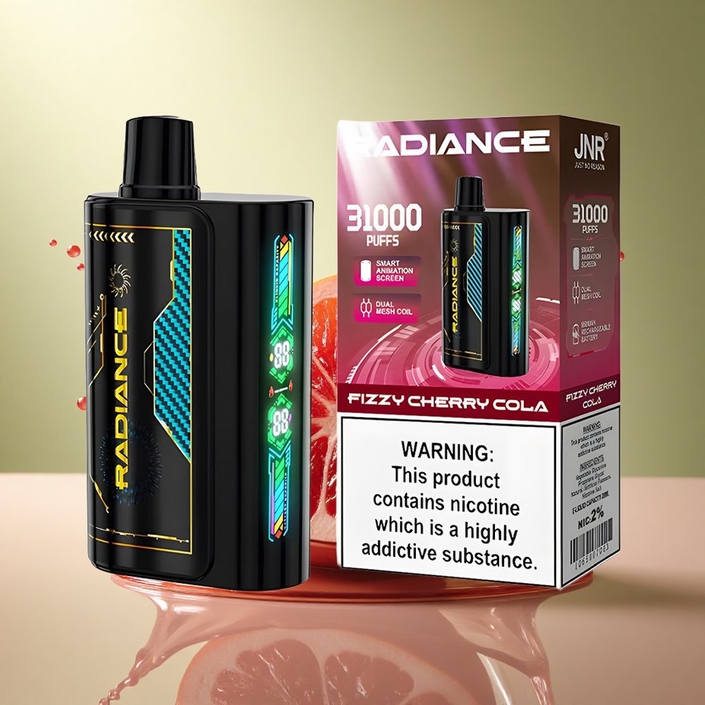 JNR Radiance 31000 Frisse Kers Cola Dual Mesh Coil 950 mAh Nicotine 2%