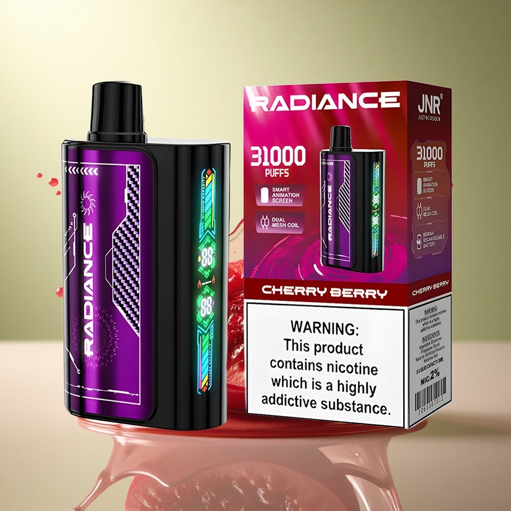 JNR Radiance 31000 Kersbes Dual Mesh Coil 950 mAh Oplaadbaar