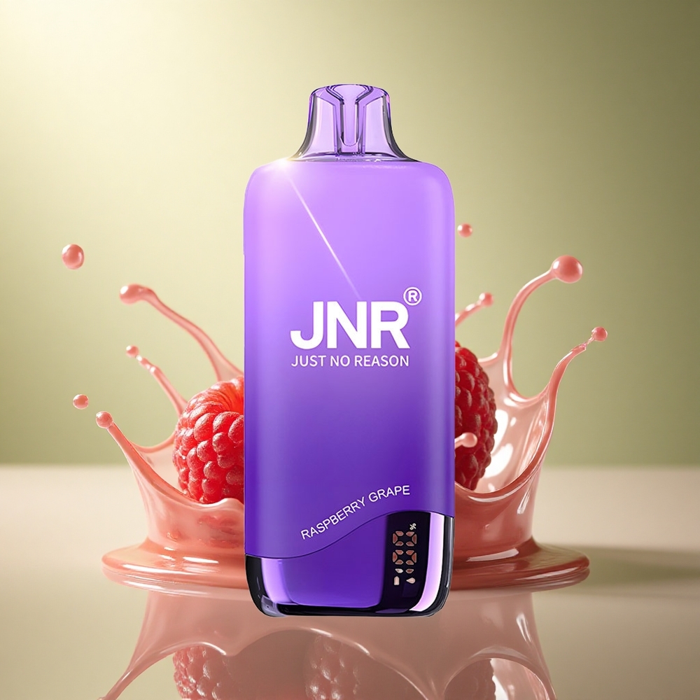 JNR Rainbow 10500 Framboos Druif 600mAh 18ml Nicotinevrij
