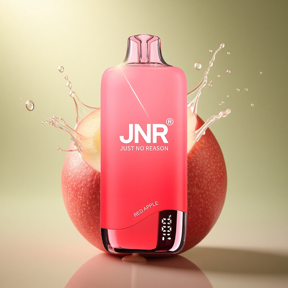 JNR Rainbow 10500 Rode Appel 600mAh Mesh Coil Nicotine Vape