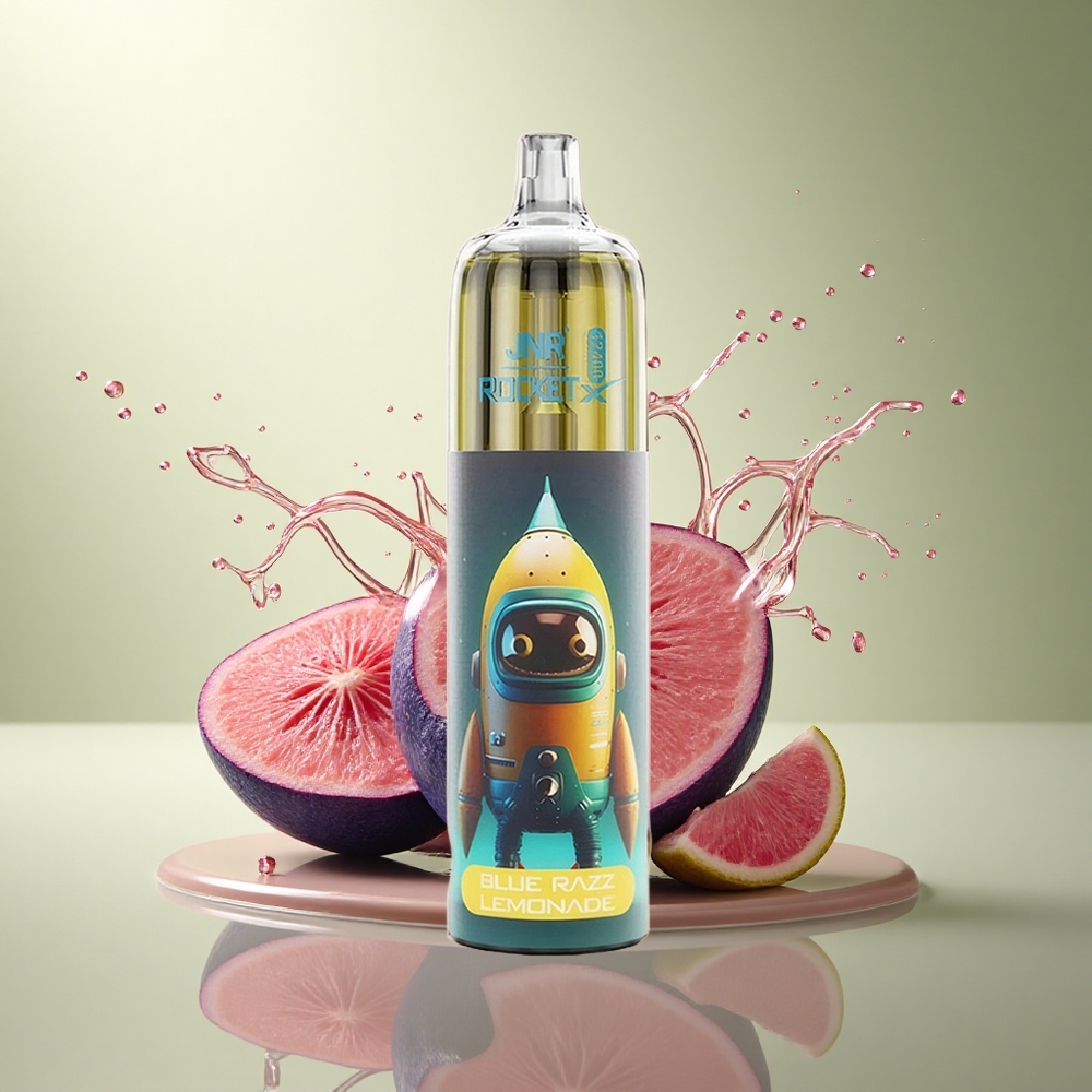 JNR Rocket-X 12400 Blauwe Framboos Limonade met RGB-verlichting en 850mAh