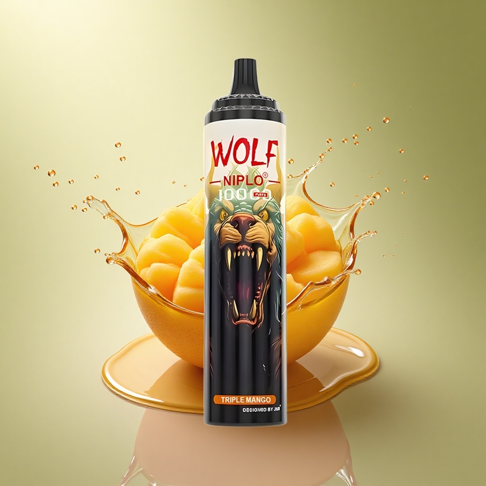 JNR Wolf Niplo 10000 Drievoudige Mango 20ml 650mAh Type-C