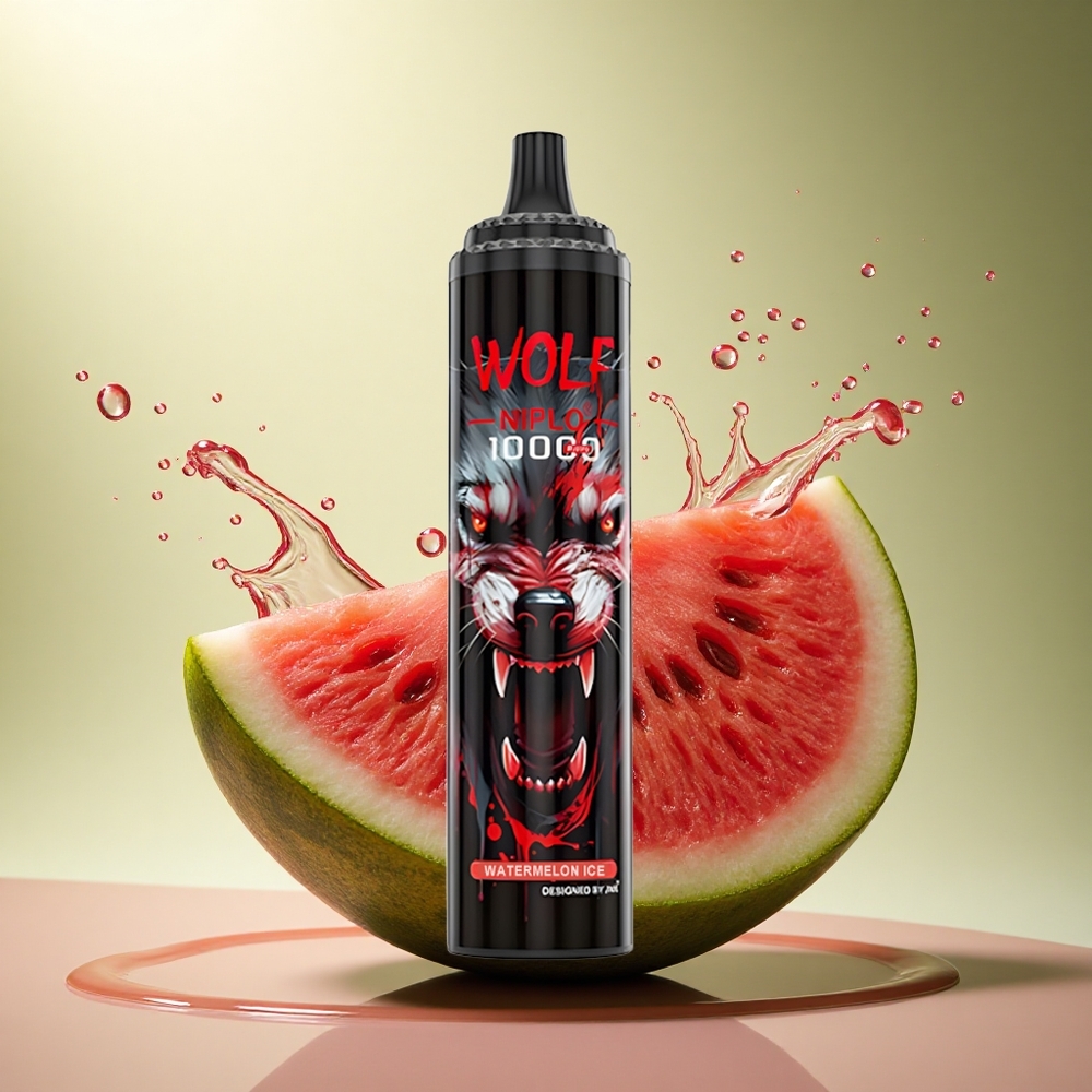 JNR Wolf Niplo 10000 Watermeloen IJs 20ml 5% nicotine