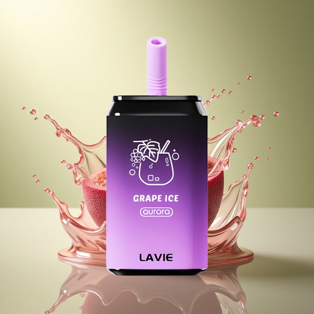 Lavie Aurora 11000 Puffs Druiven IJs Type C Oplaadbaar 650mAh