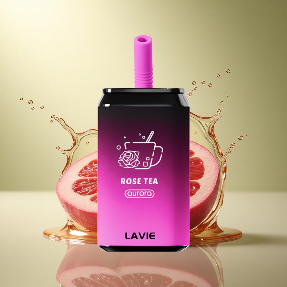 Lavie Aurora 11000 Puffs Rozen Thee Type C 650mAh