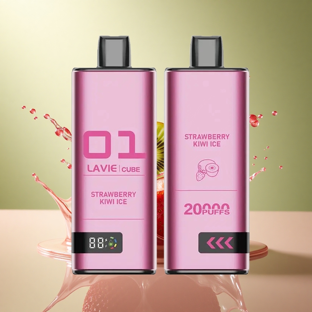 Lavie Cube 20000 Puffs Aardbei Kiwi IJs 600mAh 28ML