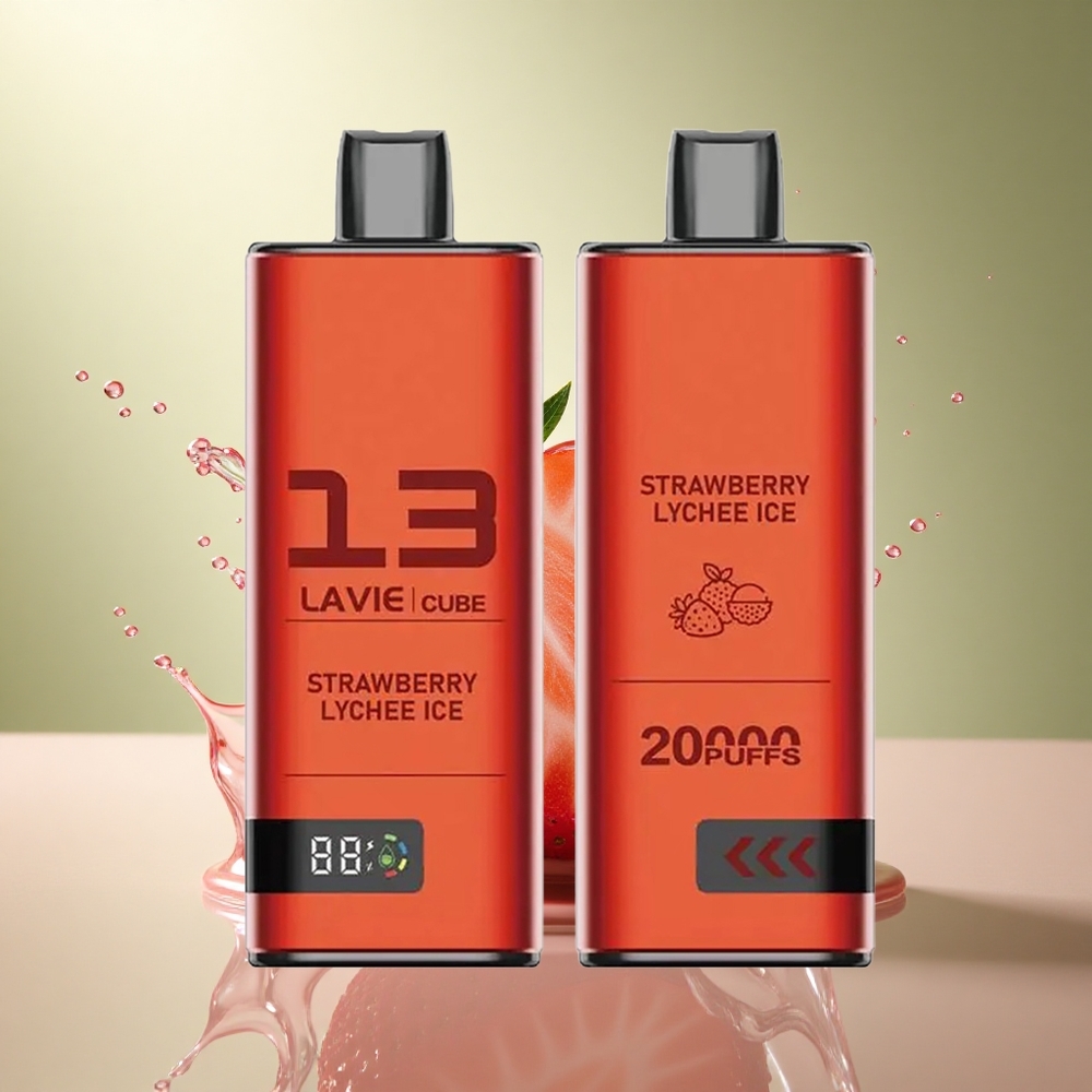 Lavie Cube 20000 Puffs Aardbei Lychee IJs 28ML 600mAh