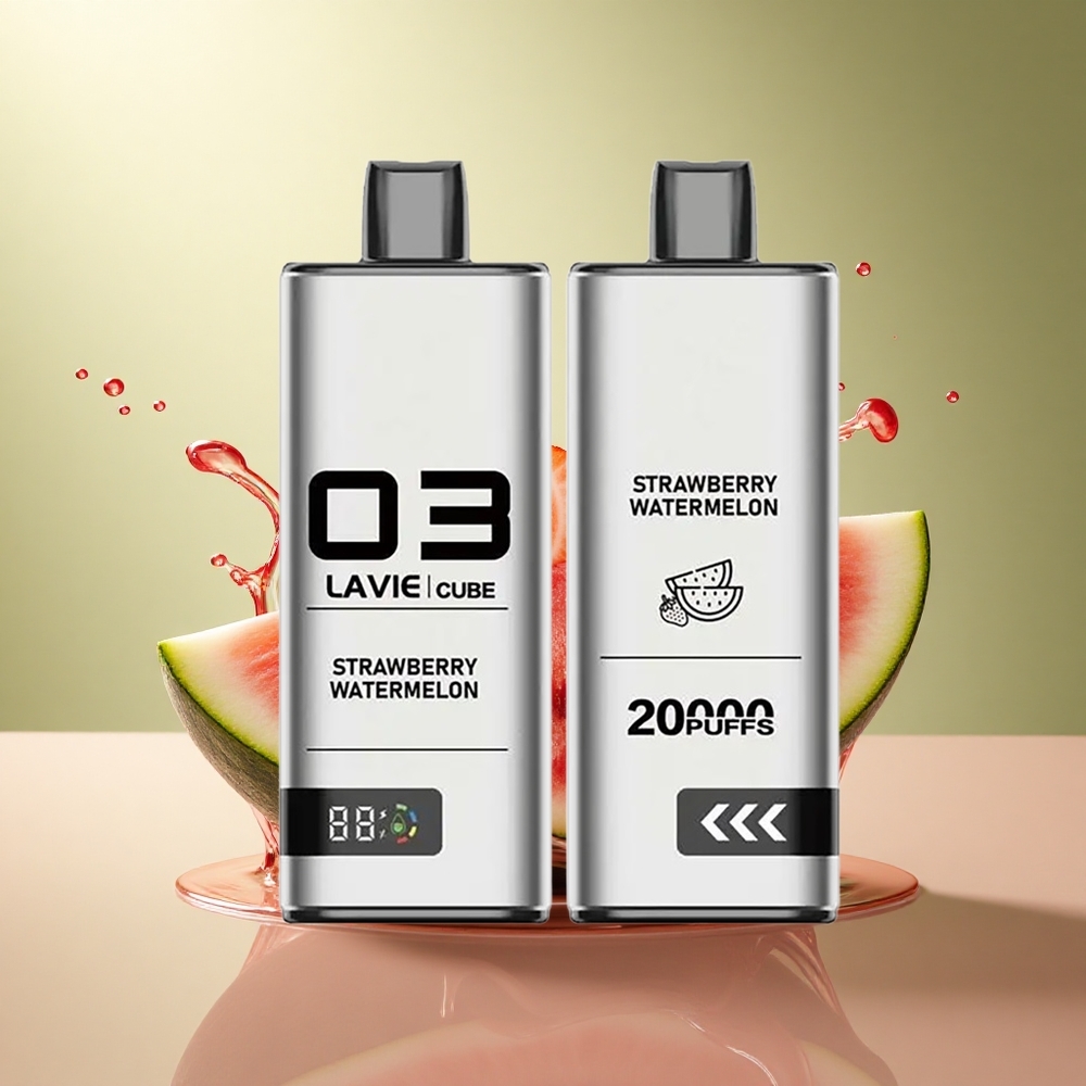Lavie Cube 20000 Puffs Aardbei Watermeloen 28ML 5% Nicotine