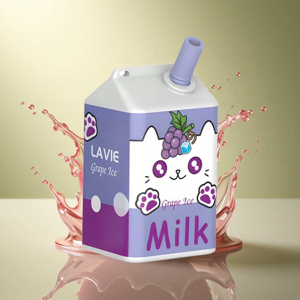 Lavie Milk 7000 Puffs Druivenijs 600mAh 16ML